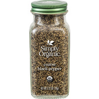 Simply Organic Black Pepper, Coarse Grind, Certified Organic, Vegan | 2.47 Oz | Piper Nigrum L.