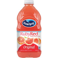 Ocean Spray Ruby Red Grapefruit Juice Drink, 64 Fl Oz Bottle (Pack Of 8)