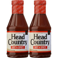 Head Country Bar-B-Q Sauce, Hot & Spicy Flavor, 20Oz (Pack Of 2)