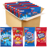 Oreo Mini Cookies, Chips Ahoy! Mini Cookies, Nutter Butter Bites & Ritz Bits Cheese Crackers Variety Pack, 15 Big Bags