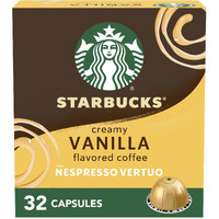 Starbucks By Nespresso Vertuo, Vanilla Flavored Coffee, 32-Count Coffee Pods, Brews 7.8 Oz.