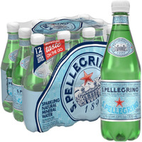S.Pellegrino Sparkling Natural Mineral Water, 16.9 Fl Oz. Plastic Bottles (12 Count)
