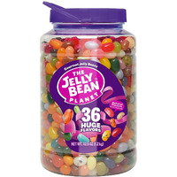 The Jelly Bean Planet 36 Huge Flavors 42.5 Oz Jar - Jelly Beans - Chewy Fruit Flavored Candy - Gluten Free Snacks - Candy Bulk - Party Gift