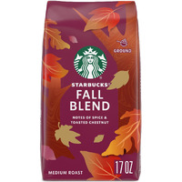 Starbucks Ground Coffee, Medium Roast Coffee, Fall Blend, 100% Arabica, Limited Edition, 1 Bag (17 Oz)