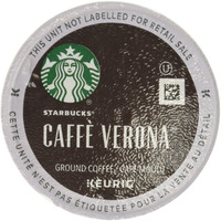 Starbucks K-Cup Coffee Pods-Dark Roast Coffee-Caff Verona For Keurig Brewers-100% Arabica-4 Boxes (96 Pods Total)