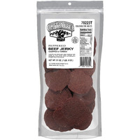Old Trapper Double Eagle Beef Jerky, Peppered Flavor, 21Oz. 80-Count Package, Natural Wood Smoked Meat Snacks, 10 Grams Of Protein And 80 Calories Per Serving (Pack Of One)