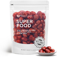 Nestlady Jujube Date, Red Date, 100% Natural, Improve Sleep, Health Snack, Dried Fruit, Sweet And Chewy Net Weight: 454G (1Lb),Packed In Usa