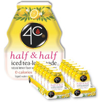 4C Sugar Free A Liquid Water Enhancer 12 Pack, Premium Natural Flavors, 0 Calories (Half & Half, 1.62 Ounce (Pack Of 12))