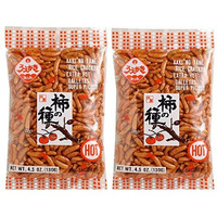 Japanese Traditional Rice Crackers : Nori Maki Arare/ Kaki No Tane 2Packs (Kaki No Tane Hot)