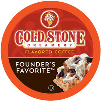 Cold Stone Creamery Beverages Founder's Favorite Ice Cream Flavored Coffee Pods, Compatible With K Cup Brewers Including 2.0, 40 Count