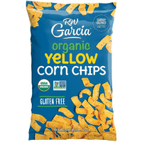 Rw Garcia Organic Yellow Corn Chips, Gluten Free, 8.25Oz Bags, 4 Pack