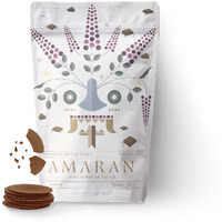Amaran Amaranth Flour Wafer Thins - Low Calorie Snacks - Healthy Snacks For Adults - Protein Wafers - Gluten Free Vegan Snacks - Obleas De Amaranto (Chocolate, 6 Pack)