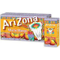 Arizona Mucho Mango Drink, 6.75 Fl Oz Tetra Box (Pack Of 32)