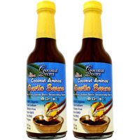 Coconut Secret Coconut Aminos Garlic Sauce (2 Pack) - 10 Fl Oz