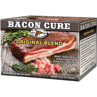 Hi Mountain Seasonings Bacon Cure Seasoning Kit | Original Blend | Pork, Deer, & Venison Bacon Seasoning And Cure Kit | Make Delicious Homemade Bacon | Cures Up To 25 Lbs Of Meat
