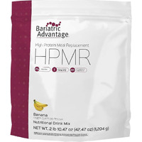 Bariatric Advantage High Protein Meal Replacement Drink Mix, Protein Powder Whey Isolate For Gastric Bypass And Sleeve Gastrectomy Patients, 27G Protein, Lactose Free - Banana - 28 Servings