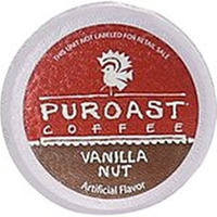 Puroast Low Acid Coffee Single-Serve Pods, Bold Vanilla Nut Flavor, High Antioxidant, Compatible With Keurig 2.0 Coffee Makers (72 Count)
