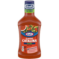 Kraft Classic Catalina Fat Free Salad Dressing (6 Ct Pack, 16 Fl Oz Bottles)