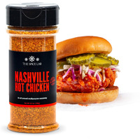 The Spice Lab Nashville Hot Chicken Seasoning - All Purpose Spicy Dry Rub For Chicken Wing Dust Seasoning - Gluten Free & Kosher Southern Flavor - 6.5 Oz Shaker - 7106