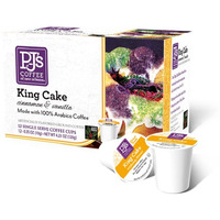 Pj's Coffee - King Cake Single Serve Cups, 12 Count