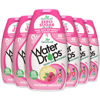 Sweetleaf Water Drops, Raspberry Lemonade - Sugar-Free Water Enhancer Drops, Stevia & Monk Fruit Sweetener Water Flavoring, 1.62 Fl Oz (Pack Of 6)