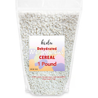 Dehydrated Marshmallow Bits 1 Pound Resealable Bulk Bag Cereal White Assorted Shapes, Perfect For Easter, Saint Patrick's Day Celebration