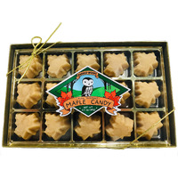 Barred Woods Maple Pure Vermont Organic Maple Candy - 6.5 Oz Gift Box Maple Leaf Candy - Maple Sugar Candy