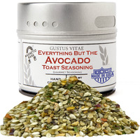 Everything But The Avocado Toast - Authentic Gourmet Spice Mix & Artisanal Seasoning - Non Gmo- 1.9 Oz - Small Batch - Magnetic Tin - Gustus Vitae