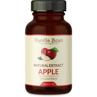 Natural Apple Extract For Baking And Flavoring - 4 Oz - Premium Quality Natural Flavors For Baked Goods, Desserts, & Cooking