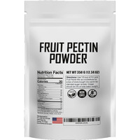 Fruit Pectin Powder For Jams And Jellies. Natural, Vegan And Non-Gmo. Premium Bulk Powder. 350 Grams (12.35 Oz) Value Size Bag.