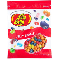 Jelly Belly Smoothie Blend Jelly Beans Mix - 1 Pound (16 Ounces) Resealable Bag - Genuine, Official, Straight From The Source