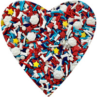 Cool Mom Sprinkles Chase And Marshal Sprinkles (4 Oz.) - Paw Patrol Birthday Themed Sprinkles For Decorating Cakes, Cupcakes, Cookies & Desserts - Mixed In The Usa/Gluten-Free