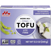 Mori-Nu Silken Tofu Lite Firm | Velvety Smooth And Creamy | Low Fat, Gluten-Free, Dairy-Free, Vegan, Made With Non-Gmo Soybeans, Ksa Kosher Parve | Shelf-Stable | Provides Protein | 12.3 Oz X 6 Packs