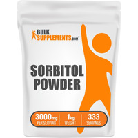 Bulksupplements.Com Sorbitol Powder - Keto Sugar Substitutes - Sugar Substitute For Baking - Artificial Sweeteners - Low Calorie (1 Kilogram - 2.2 Lbs)