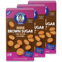 Goodie Girl, Mini Brown Sugar Cookie Cookies | Gluten Free, Peanut Free (3 Pack)