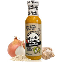Sesame Ginger Salad Dressing, Asian Sesame Salad Dressing, Low Carbs Vinaigrette Dressing, Non-Gmo & Low Sodium Salad Dressing By Brick House, 12 Oz