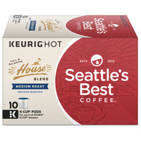 Seattle's Best Coffee House Blend Medium Roast Single Cup Coffee For Keurig Brewers, 1 Individual 3.5 Oz. Pod