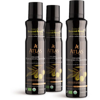 Organic Extra Virgin Olive Oil Spray, Polyphenol Rich Moroccan Oil, Cooking Spray Non Stick, Cold Pressed Evoo Oil, Hydroxytyrosol Keto Olive Oil, 5.4 Fl Oz. Bottle, Pack Of 3