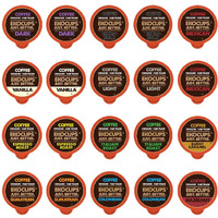 Ekocups Organic And Fair Trade Gourmet Coffee Single Serve Cups For Keurig Brewer, 20 Count