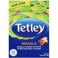 Tetley Tea, Masala, 72 Count Tea Bag