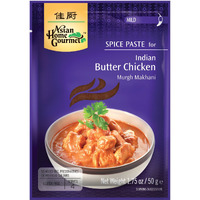 Asian Home Gourmet Spice Paste For Indian Butter Chicken - Murgh Makhani. 1.75Oz (Pack Of 3)