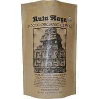 Ruta Maya 100% Organic Shade Grown Whole Bean Coffee 5Lbs, Medium Roast