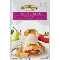 Mrs. Wages Fruit Pie Filling Seasoning Mix | Easy-To-Use Pie Filling | Flavorful Seasoning Mix | Enhance Any Fruit | Fresh Tasting Pie Filling | Variety Of Uses | 3.9 Oz Packet (Value Pack Of 12)