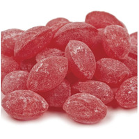 Sanded Wild Cherry Drops Old Fashioned Hard Candy 5 Pounds Claey's Candies