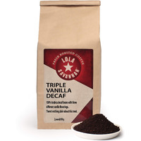 Lola Savannah Triple Vanilla Ground Decaf Coffee, 2Lb