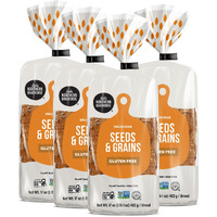 Little Northern Bakehouse Seeds & Grains Gluten Free Bread, Non-Gmo And Allergy-Friendly Sliced Bread (4 Pack, 17 Oz. Each)
