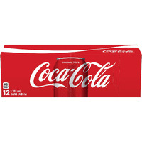 Coca-Cola Coke Classic 355Ml 12Pk, Soft Drinks - {Imported From Canada}