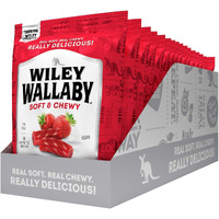 Wiley Wallaby Classic Red Licorice, 4 Ounce Bags, 16 Count