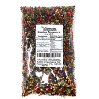 Yankee Traders Brand Peppercorns, Rainbow Assorted Whole, 8 Ounce
