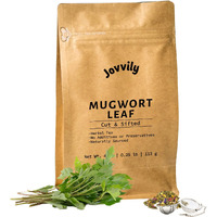 Jovvily Mugwort Leaf Cut And Sifted - 4 Oz - Herbal Tea - No Additives